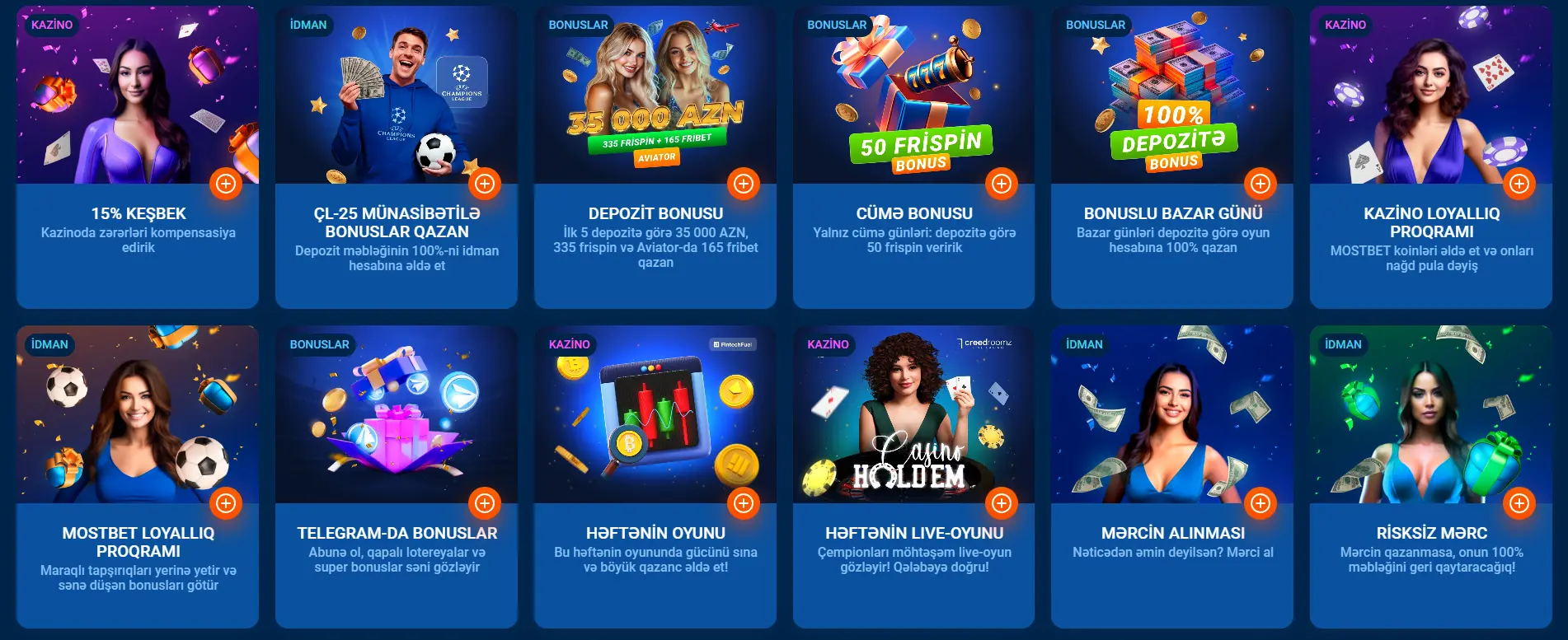 Mostbet Bonus Bölməsi
